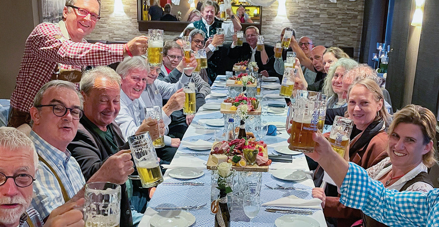 ﻿Der Abschluss des Pressetags beinhaltete eine zünftige Wirtshaus-Wiesn.