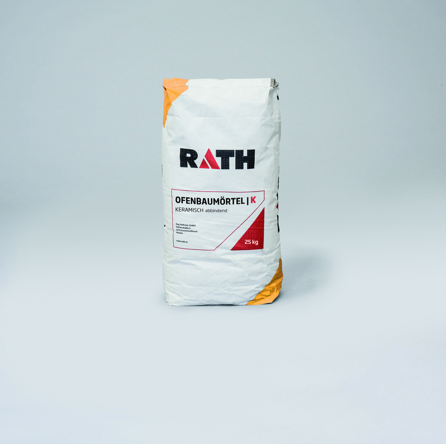 Der keramisch abbindende Ofenbaumörtel „K”