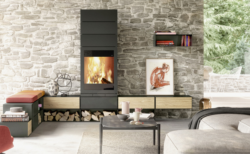 Auch Skantherm hat bereits Kaminöfen mit dem Blauen Engel zertifizieren lassen, so das Modell „Elements 603 front”. Für Skantherm-Geschäftsführer Benedikt Wagner ist der Blaue Engel ein Zugewinn.
