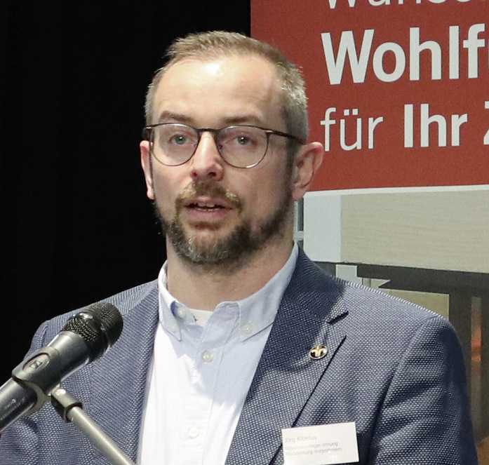 Für die Schornsteinfeger begrüßte Jörg Kibellus von der Innung Mecklenburg-Vorpommern die Gäste.