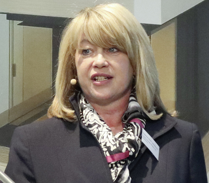 Susanne Weiss-Janoschek stellte den Beitrag der LEAG zur Energiezukunft dar.