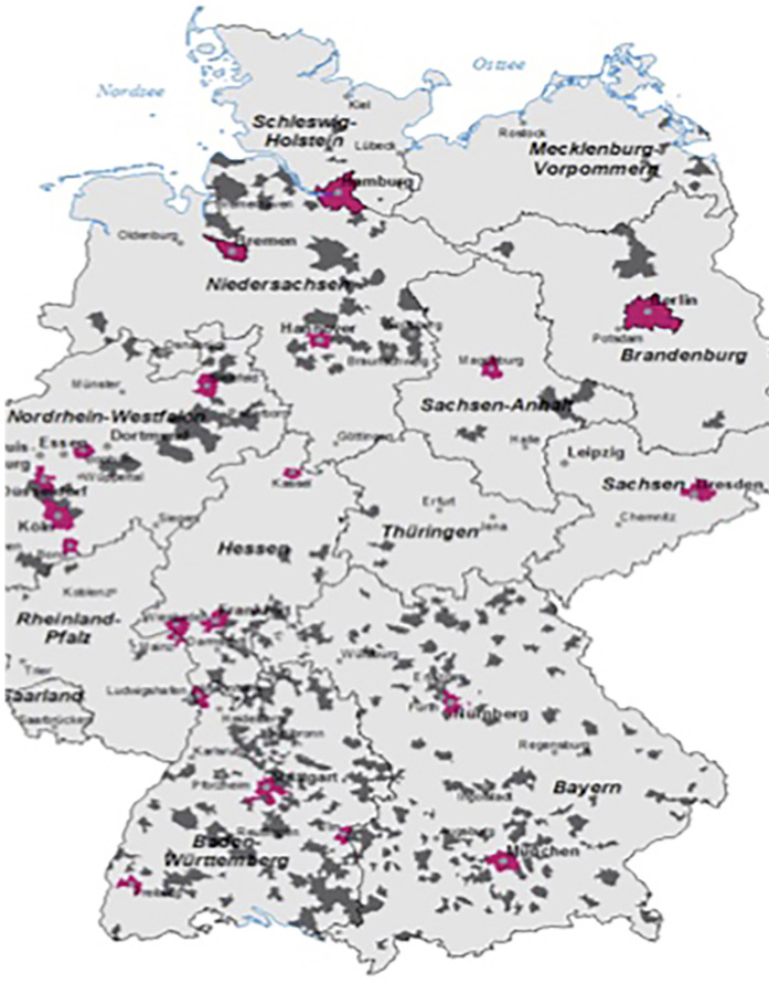 Schaltungen der Ofenbauer (grau) und﻿ Hagos-Stützkampagne (rot).