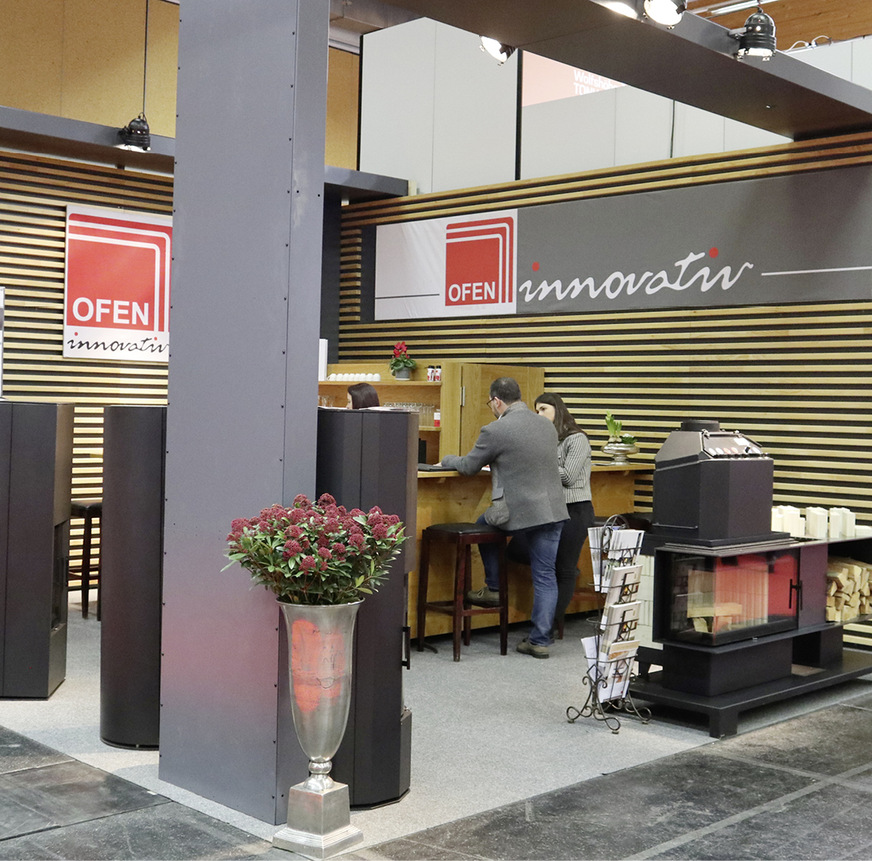 Ofen Innovativ mit Neuheiten aus luft- und wassergeführter Technik.