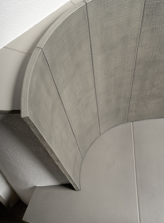 „Napa fein“ – eine Textur, die an&nbsp;Leinenstoff erinnert.