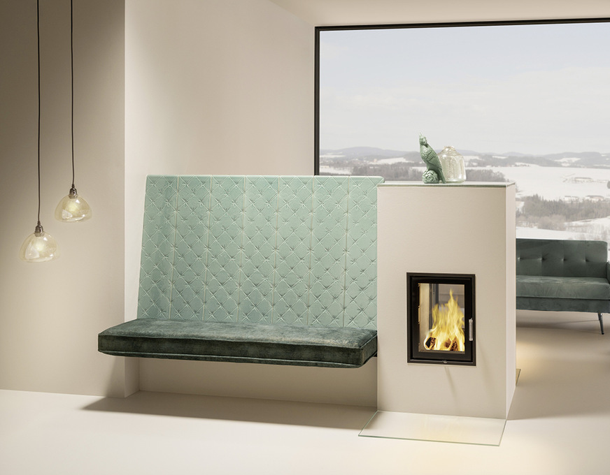 Wie ein Sofa: Bei der Oberfläche „Classic“ nahm Sommerhuber&nbsp;Anleihe bei gemütlichen Polstermöbeln im Chesterfield-Stil.