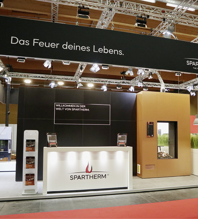 Am Stand von Spartherm wehte nach dem Führungswechsel an der Spitze nicht nur optisch jede Menge frischer Wind.