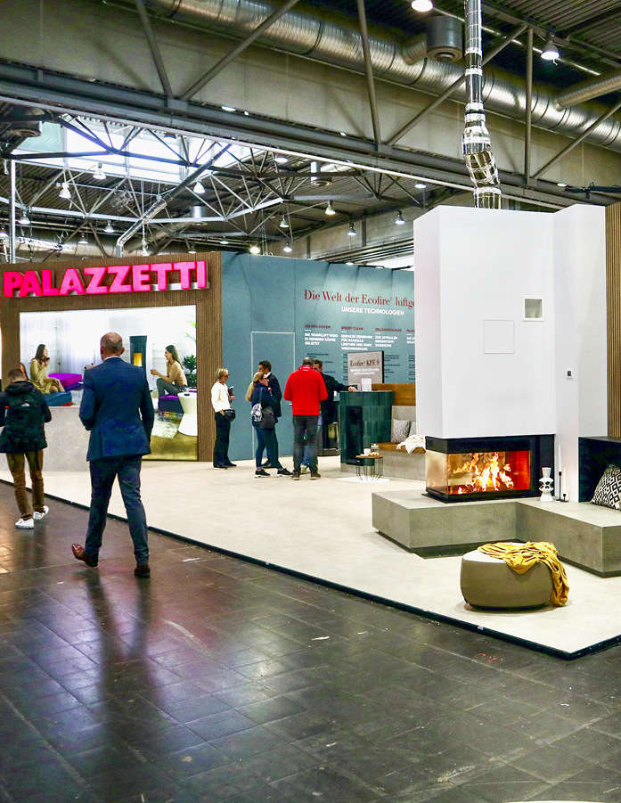 ﻿Messestand Palazzetti