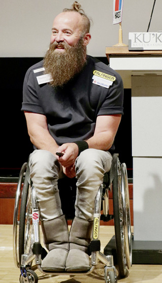 Olympionike Thomas Geierspichler hat heute gut lachen das war nicht immer der Fall, am 4. April 1994 nahm sein Leben durch einen Unfall eine unerwartete Wendung.