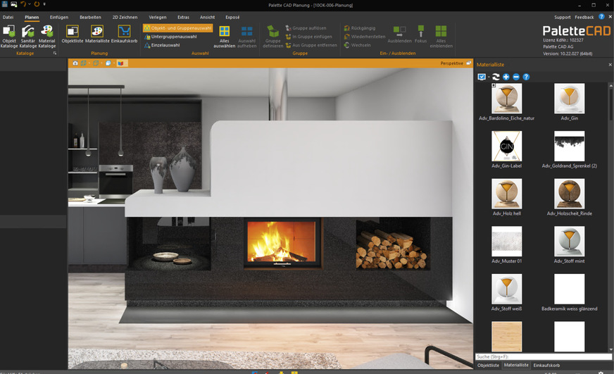 Mit der Ofenplanung fing es an, seither ist Palette CAD zum ­Synonym für Planungs- und Visualisierungssoftware in der Interieurgestaltung geworden.