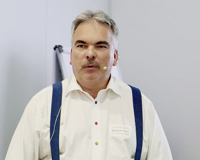 Stephan Kohl begrüßte und verabschiedete die Tagungsteilnehmer im Namen der OL-Innung Pfalz.