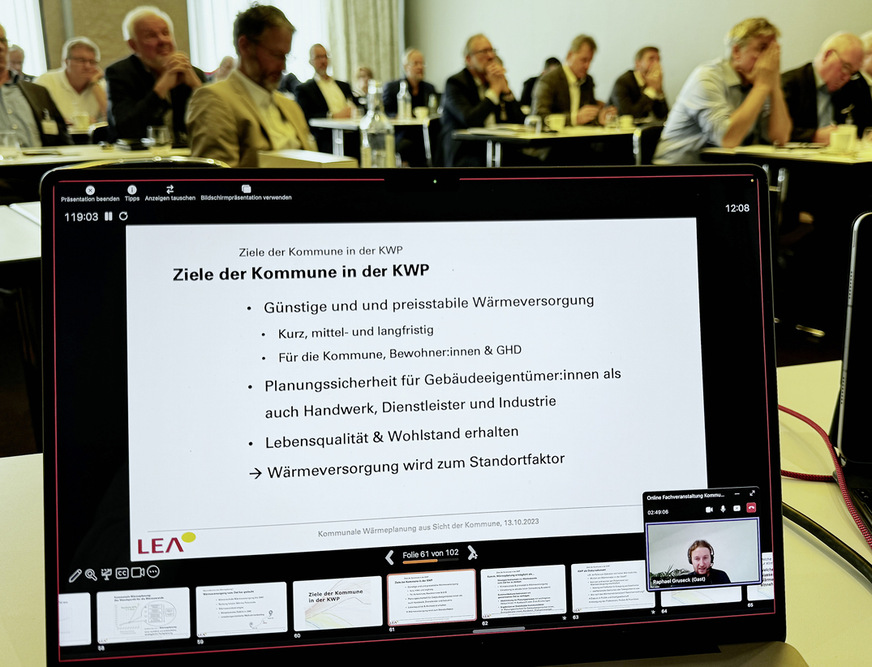 Raphael Gruseck von der LEA Energieagentur Kreis Ludwigsburg.