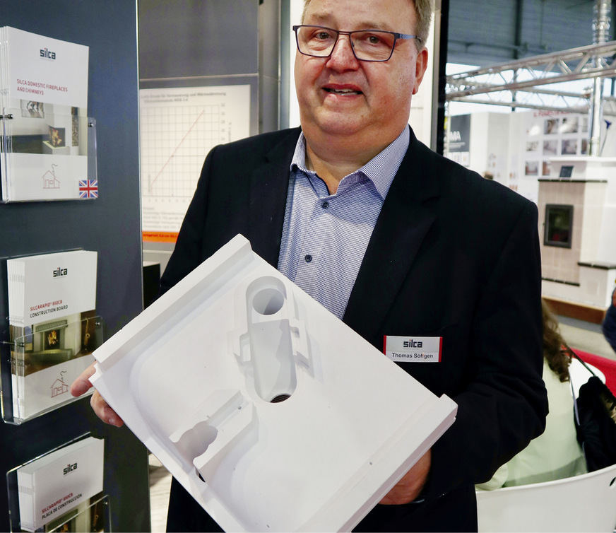 Dank neuer Fertigungsanlagen können bei Silca jetzt noch komplexere Formteile aus Kalziumsilikat hergestellt werden.