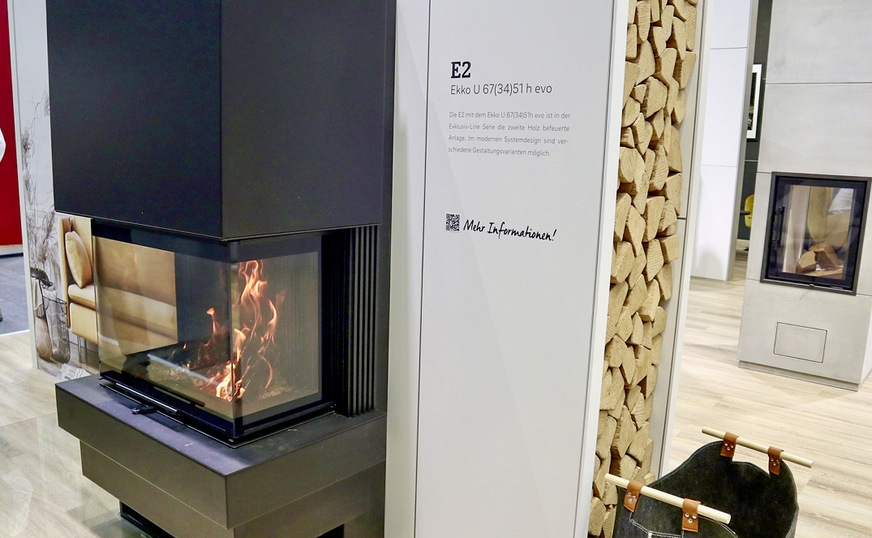 Systemkamin-Neuheit „E2“ mit neuem Evo-Kamineisatz.