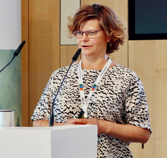 Dr.-Ing. Janet Witt referierte zu den geplanten Gesetzgebungen mit Auswirkungen auf die OL-Branche.