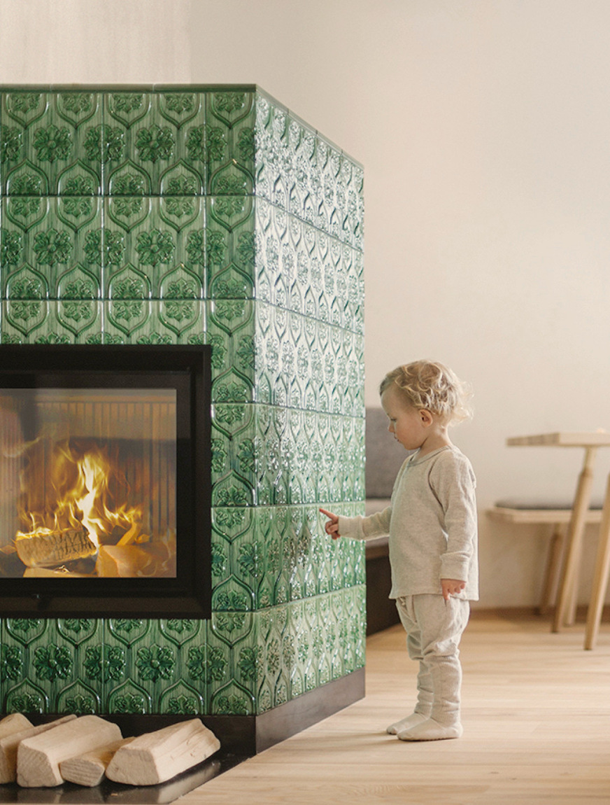 Kachelöfen sorgen für behagliche Wärme.