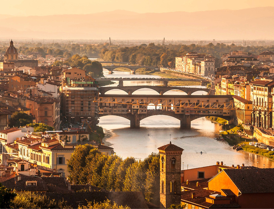 Traumhaft über den Dächern von Florenz zu leben.