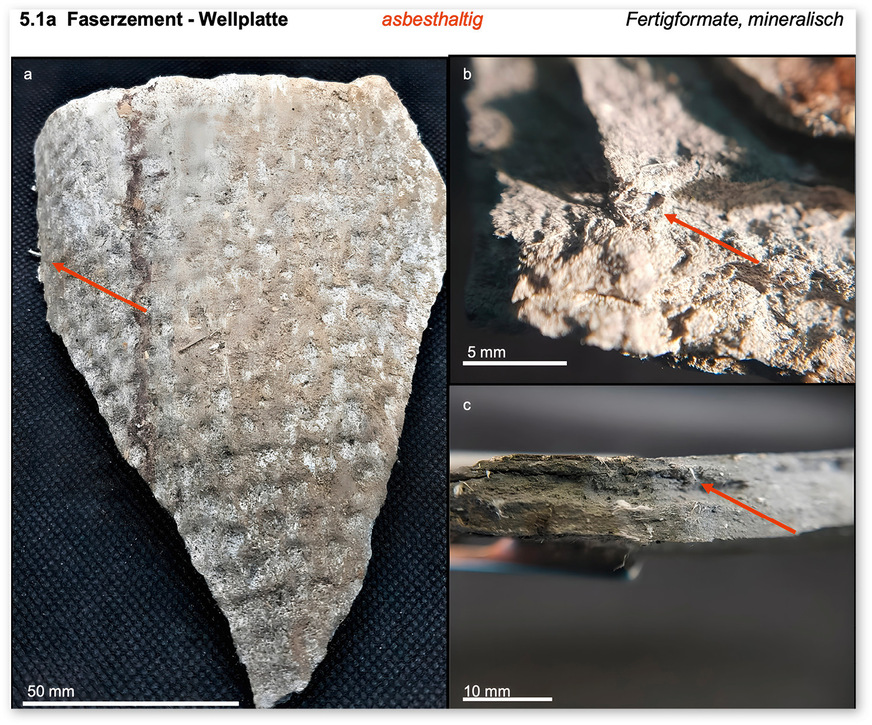 Die Bildbeispiele aus der Bestimmungshilfe von RECBest zeigen, wie schwierig die präzise Identifizierung von Asbestbeimischungen in verschiedenen Baumaterialien ist. Das Unternehmen bietet unter www.asbest-akademie.de ebenfalls Schulungen zum Thema an.