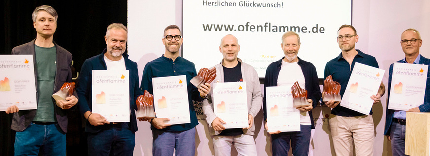 Die glücklichen Gewinner v.l.n.r.: Tobias Rutz, Andreas Pöhl, Tobias Weber, Hendrik Kraus,Otto Gschwend, Julian Stern, Günther Seyrlehner.