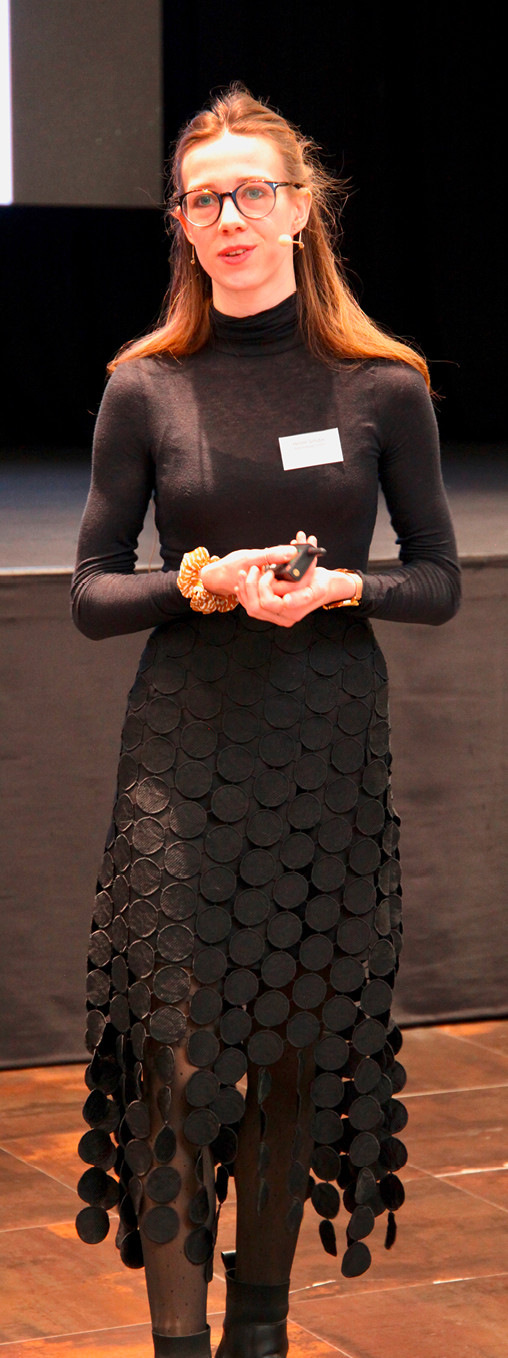 Helene Schütze stellte das Ofenbauprojekt von „Wärme für Kinder“ in Rumänien vor.