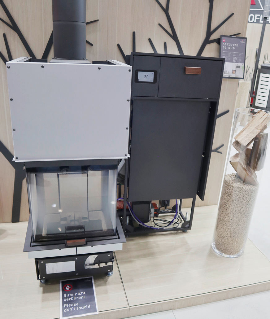 Kamineinsatz „S3 Duo 57 x 37 x 51“.