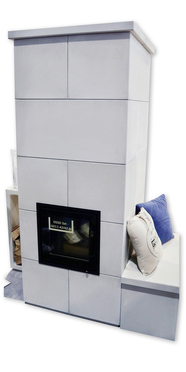 „Osso“ ein Systemspeicherofen.