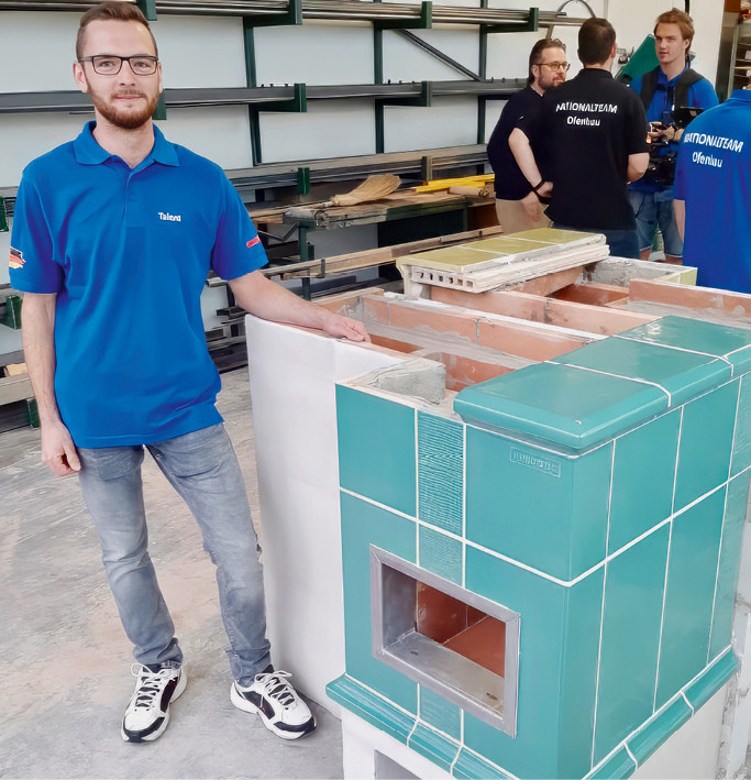 2023 wurde Jannik schließlich auch Europa-meister im Ofenbau.
