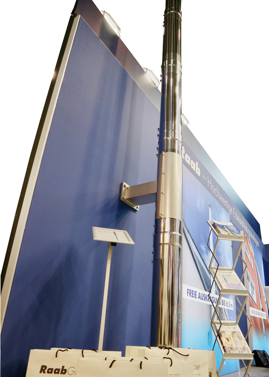 Statikset für eine abspannungsfreie Montage.