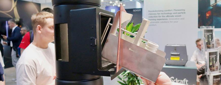 Elekrostatischer Partikelabscheider.