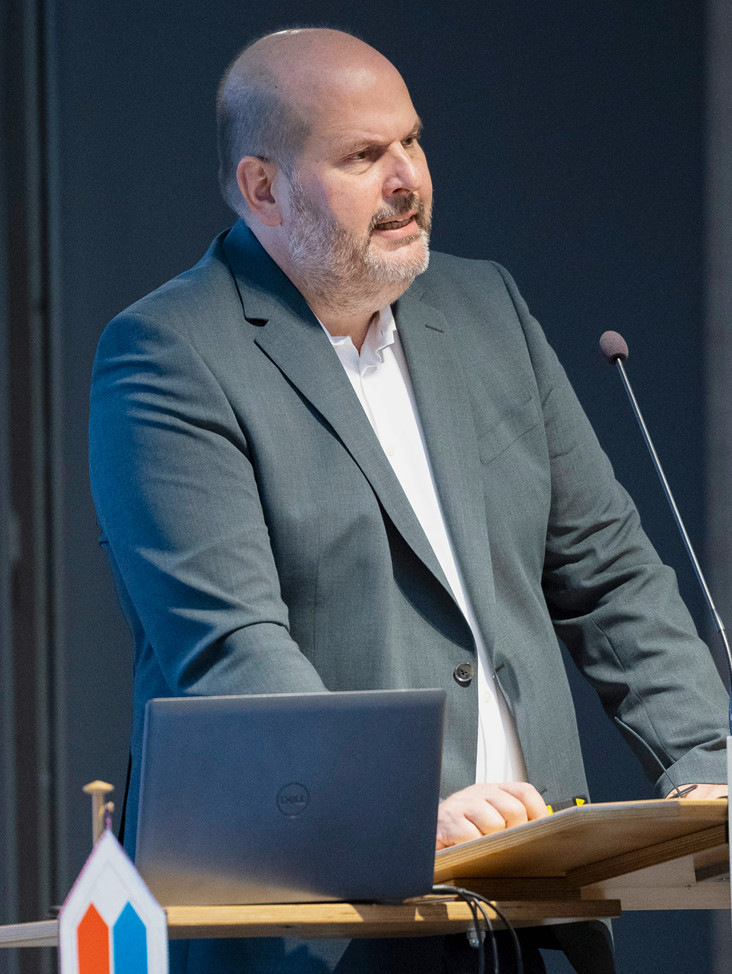 Alexander Schnaidt, Vorstand Vertrieb informierte über die Aktionen der Hagos.