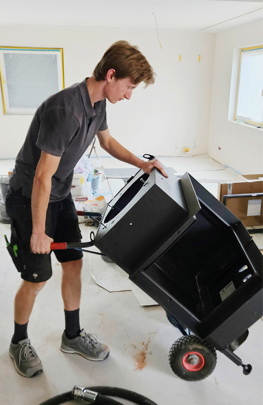 Ben arbeitet gerne im Team, aber genauso gerne auch alleine.