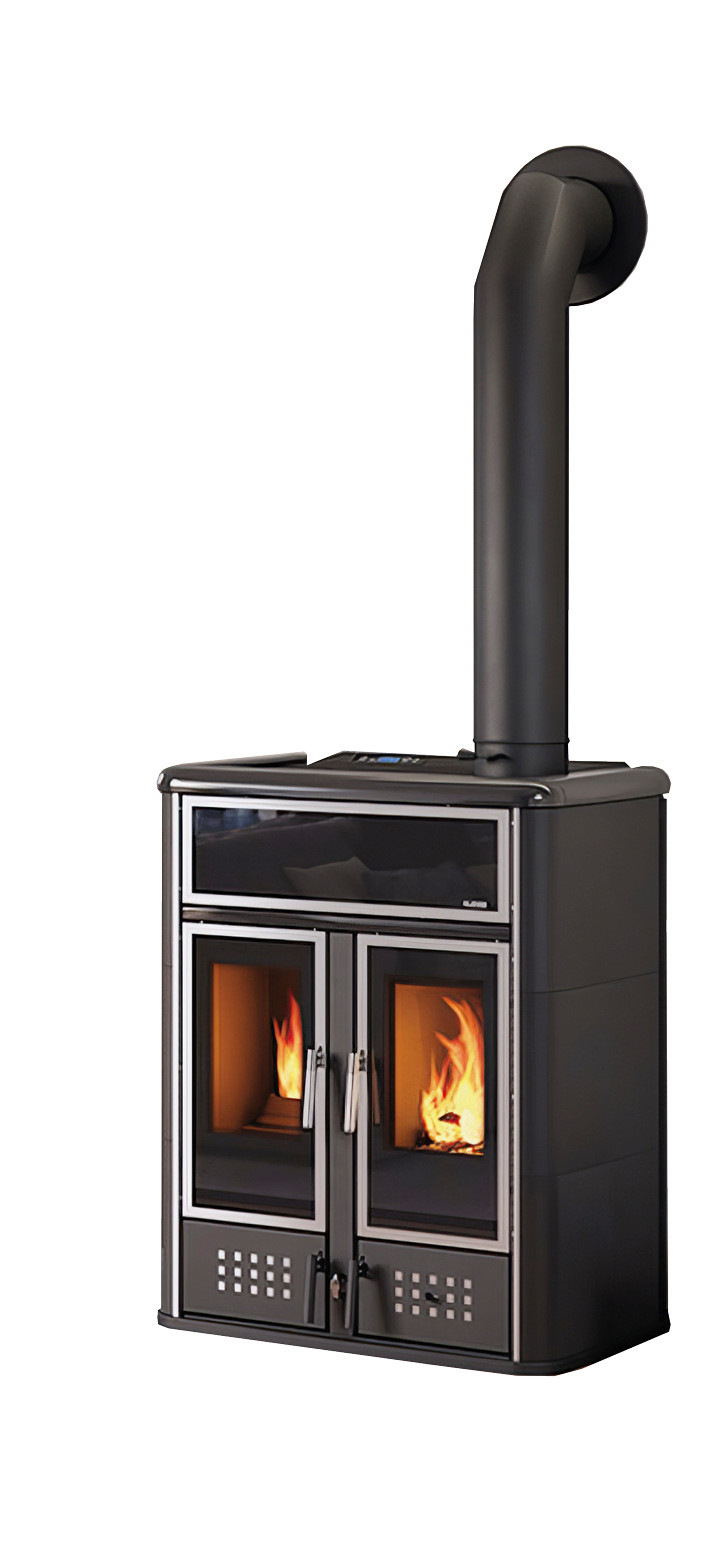 Technisch ähnlich, optisch sehr verschieden: Der rustikale „Bi-Fire Mid“ und der moderne schlichte „Dual 1“.