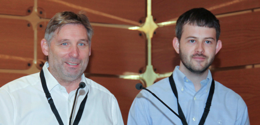 Jens Hilt (links) und Robert Mülleneisen moderierten die ­Veranstaltung.