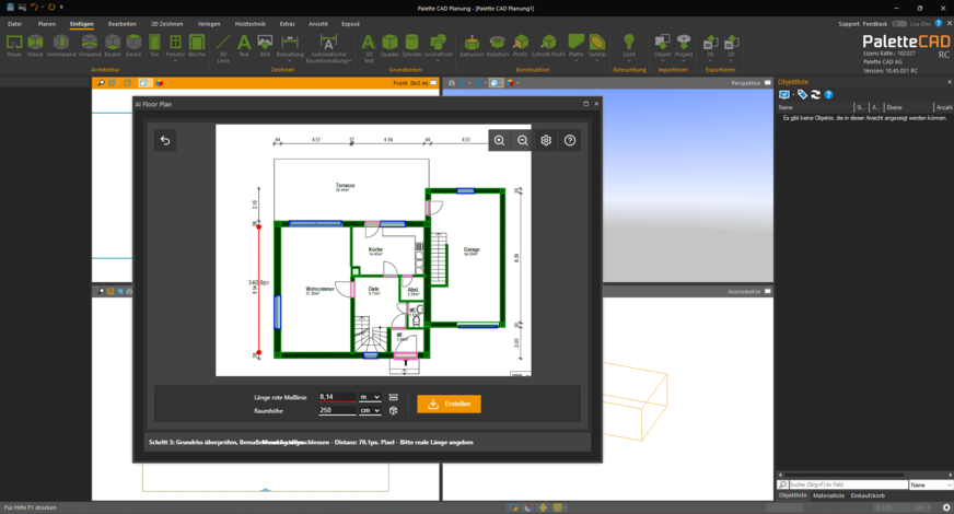 AI Floor Plan verwandelt eingescannte oder digitale Grundrisse…