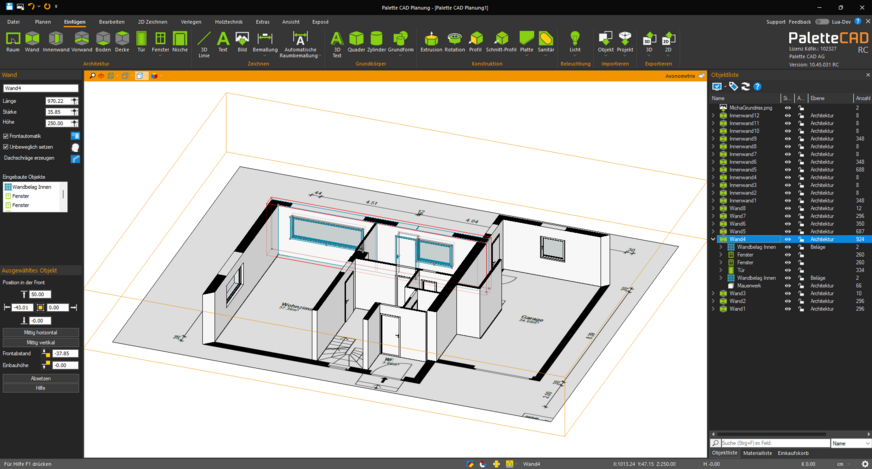 … innerhalb von Sekunden in maßstabsgetreue 3D-Räume.