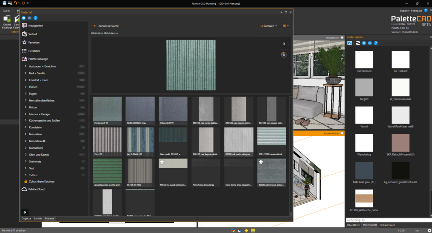 Screenshot AI Material Finder