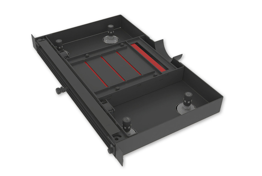 Die Luftmodulplatte unter den Kaso-­Kassetten von Camina & Schmid sorgt für eine besonders ausgeklügelte Zuluftführung.