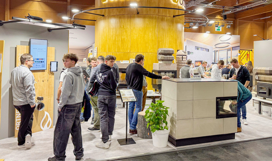Grundofentechnik, Verarbeitungsmaterial, Hüllenprodukte und mehr gab es auf dem Stand von Ortner zu sehen.