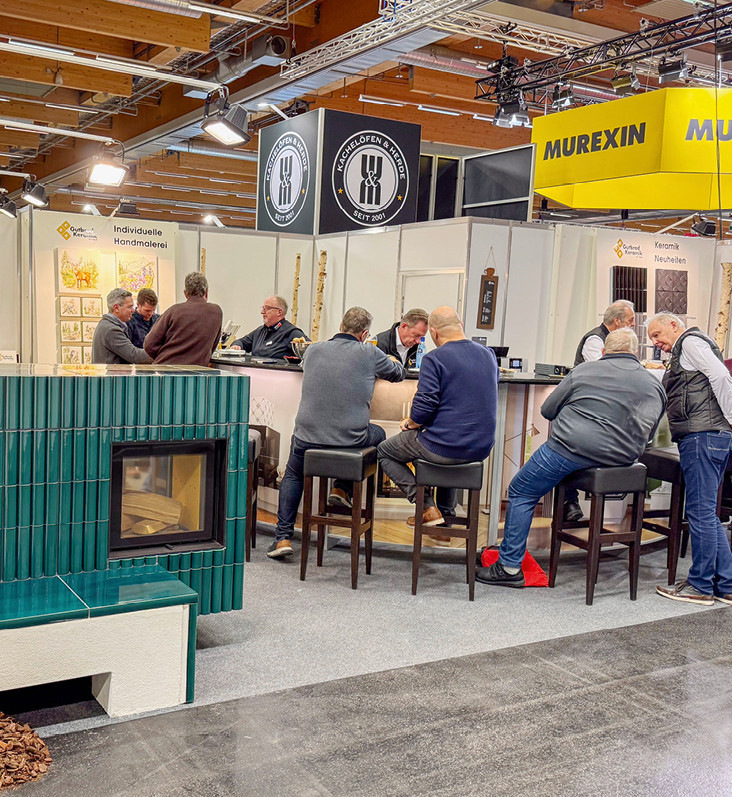 Der Messestand von Gutbrod Keramik war immer gut besucht.