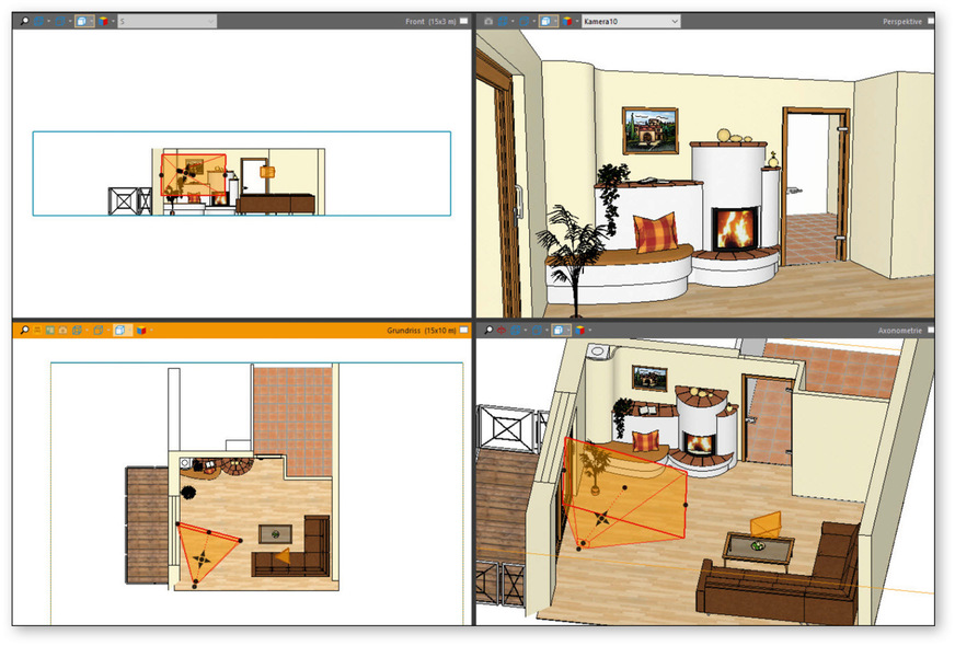 Abb. 9: Zweite Perspektivansicht der Planung