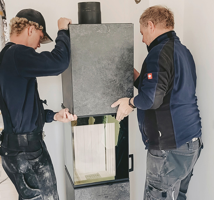 Von der Aufstellung eines Kaminofens ...