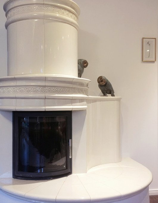 ... bis zum traditionellen Kachelofenbau reicht das Spektrum der Aufträge ...