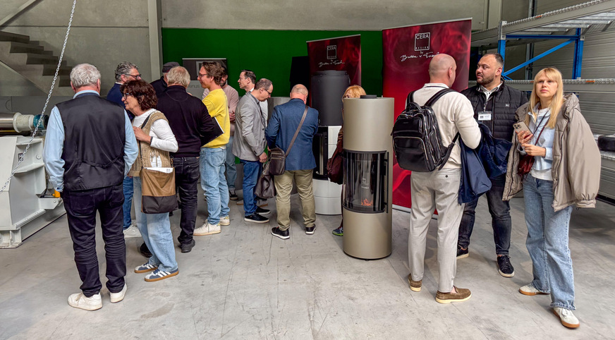 Bei den Händlertagen von M-Design Ende März 2026 in Belgien gab es die Feuerstätten von Cera schon vor Ort zu sehen.
