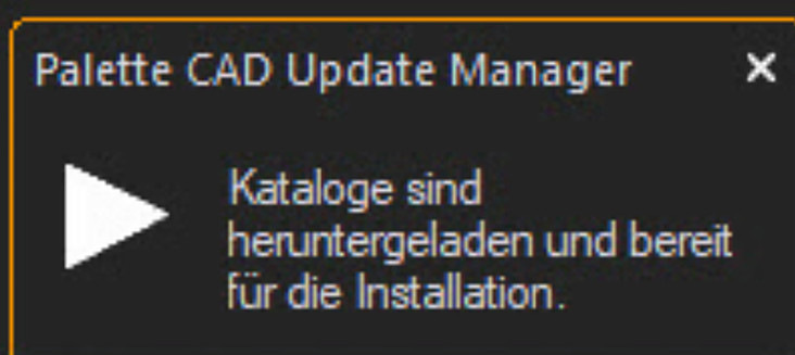 Abb. 10: Kataloge für die Installation bereit