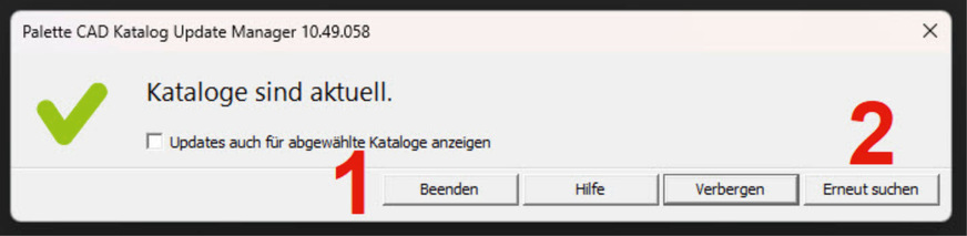 Abb. 12: Meldung nach Abschluss der Installation