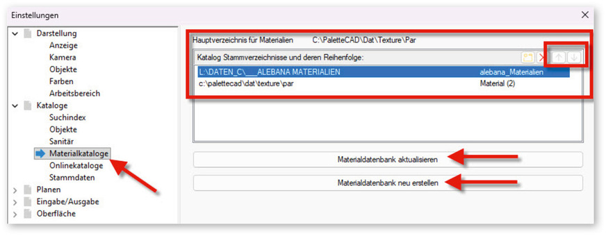 Abb. 10: Unterpunkt „Materialkataloge“ im Ordner „Kataloge“