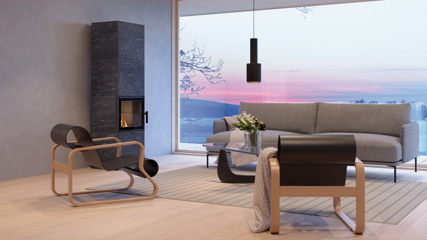 Korpi – klare LinienKorpi setzt auf eine geradlinige, rechteckige Geometrie. Mit 520 mm Breite und 440 mm Tiefe eignet sich das Modell besonders für moderne Wohnkonzepte mit klaren architektonischen Strukturen.