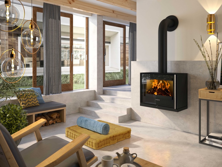 Zu jeder Zeit Primetime: Gradliniger Kaminofen setzt das Feuer in Szene