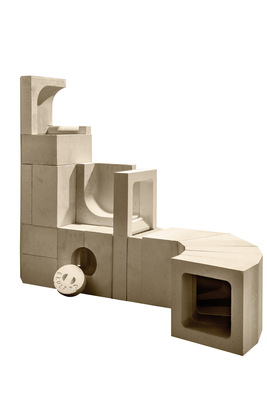 Modulzugsteine für jede Aufbauform. Mit nur wenigen verschiedenen Bauteilen können fast alle Zugverläufe schnell, sicher und kosten­günstig aufgebaut werden.