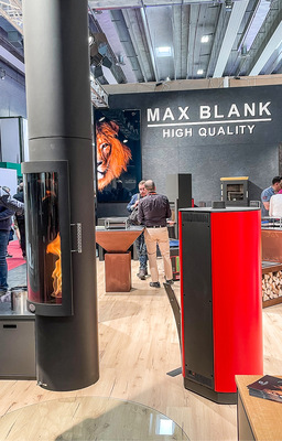 Max Blank präsentierte seine Ofenmodelle.