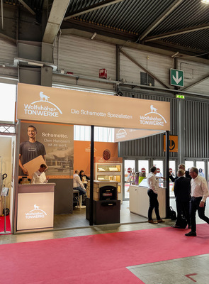 Auch Wolfshöher Tonwerke war als Aussteller in Verona.